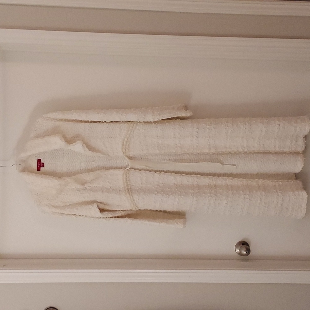 Off white long sweater/duster UK 12/40